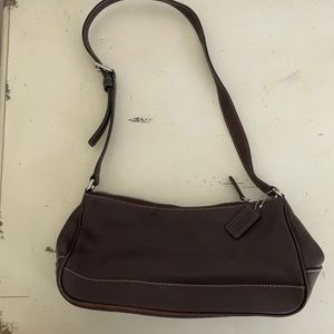 Vintage Coach leather handbag